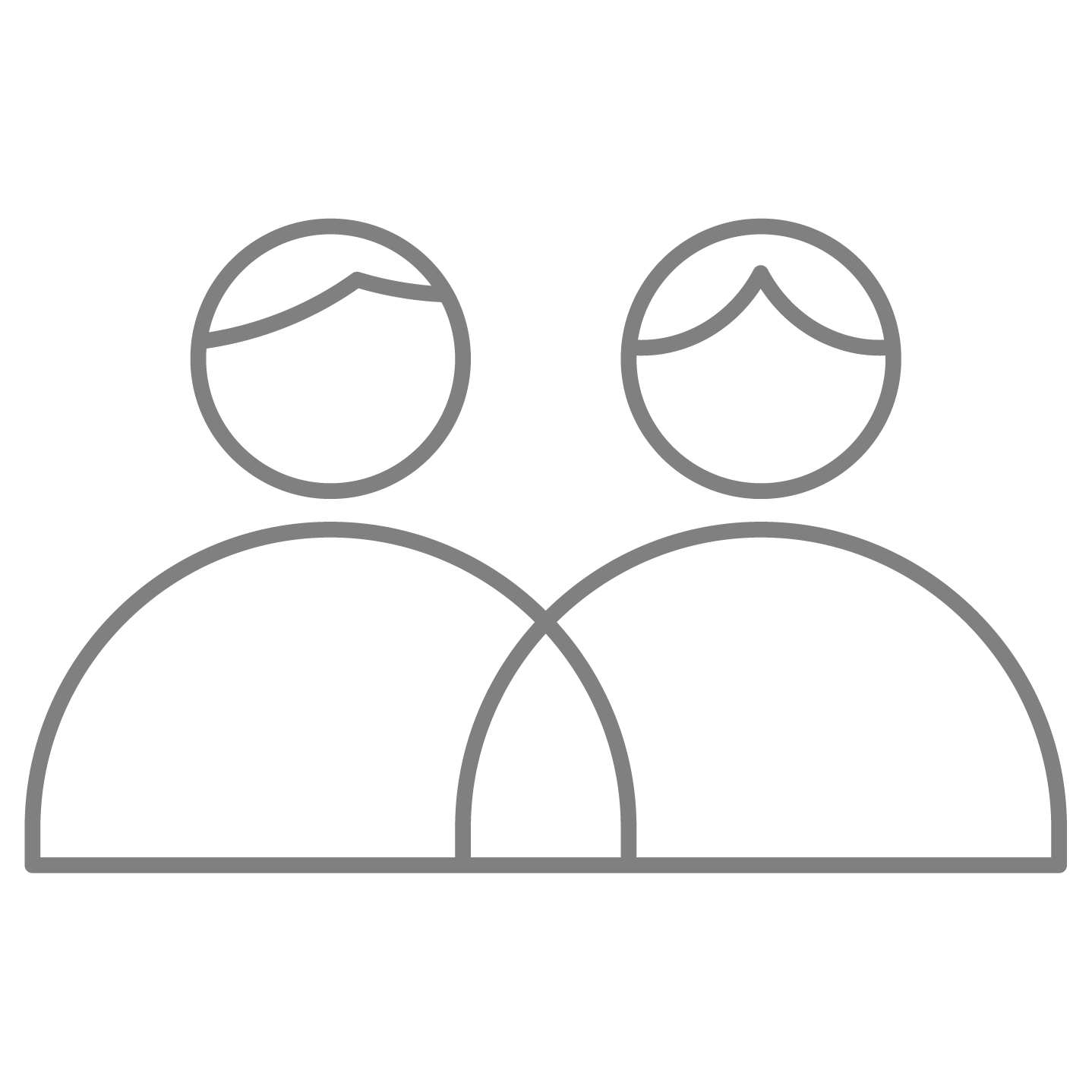 Icon showing two people