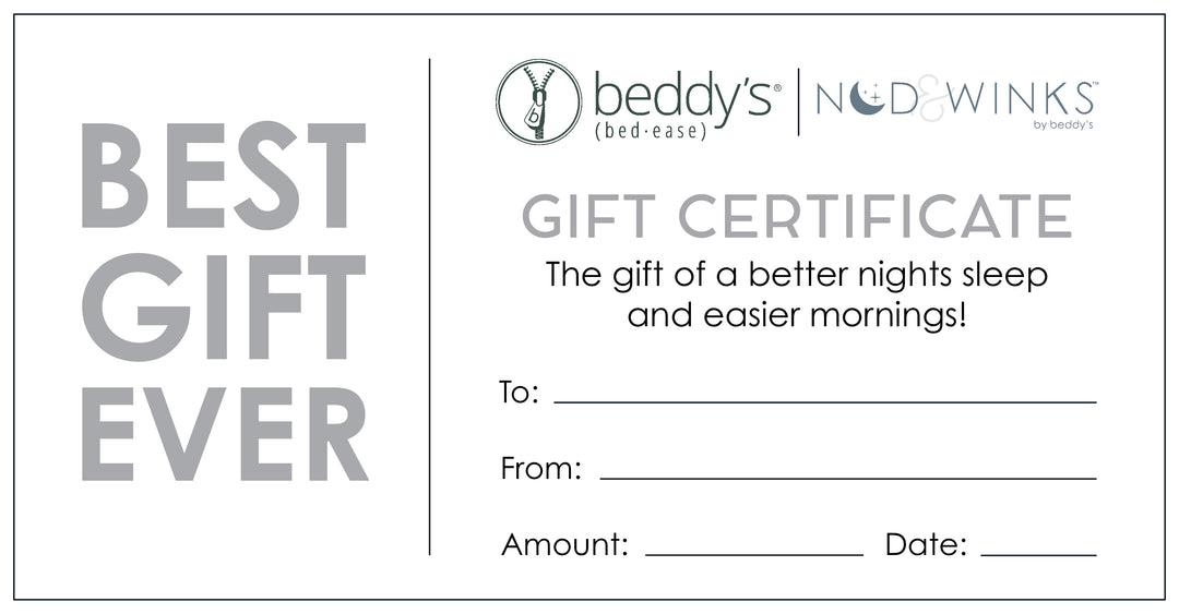 beddy's gift certificate