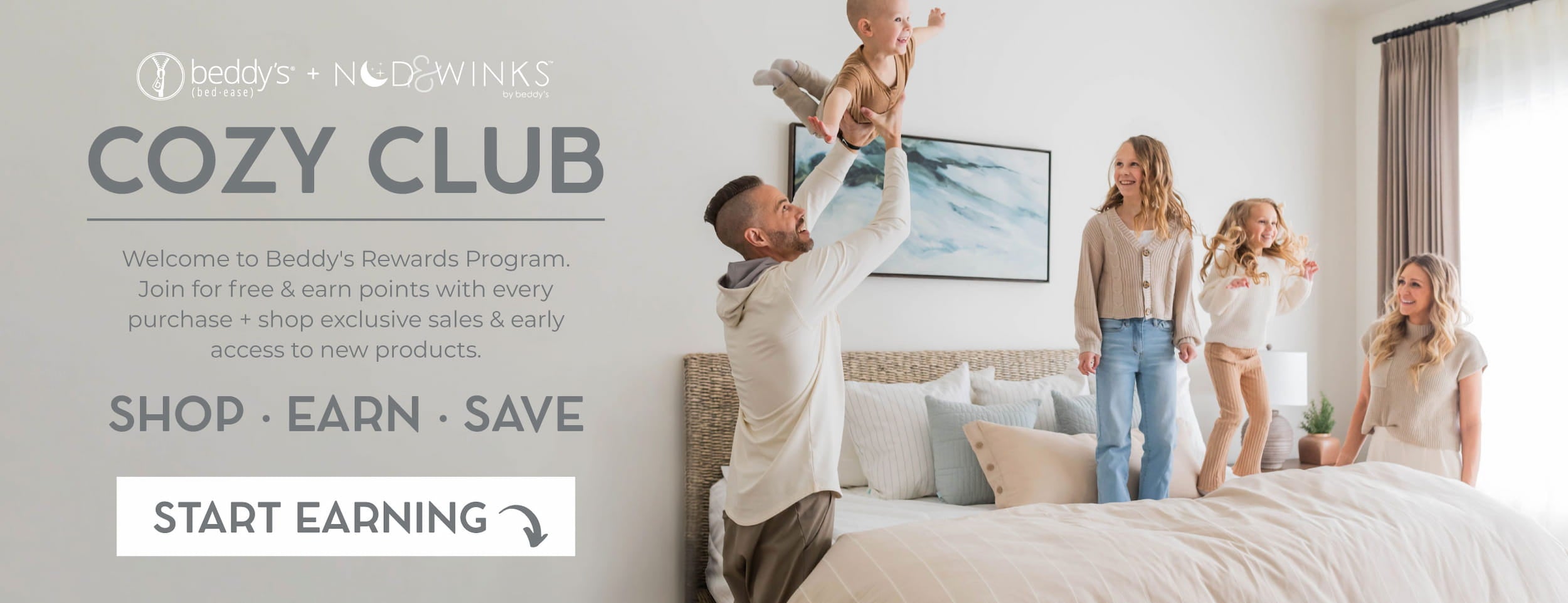 beddy's cozy club rewards