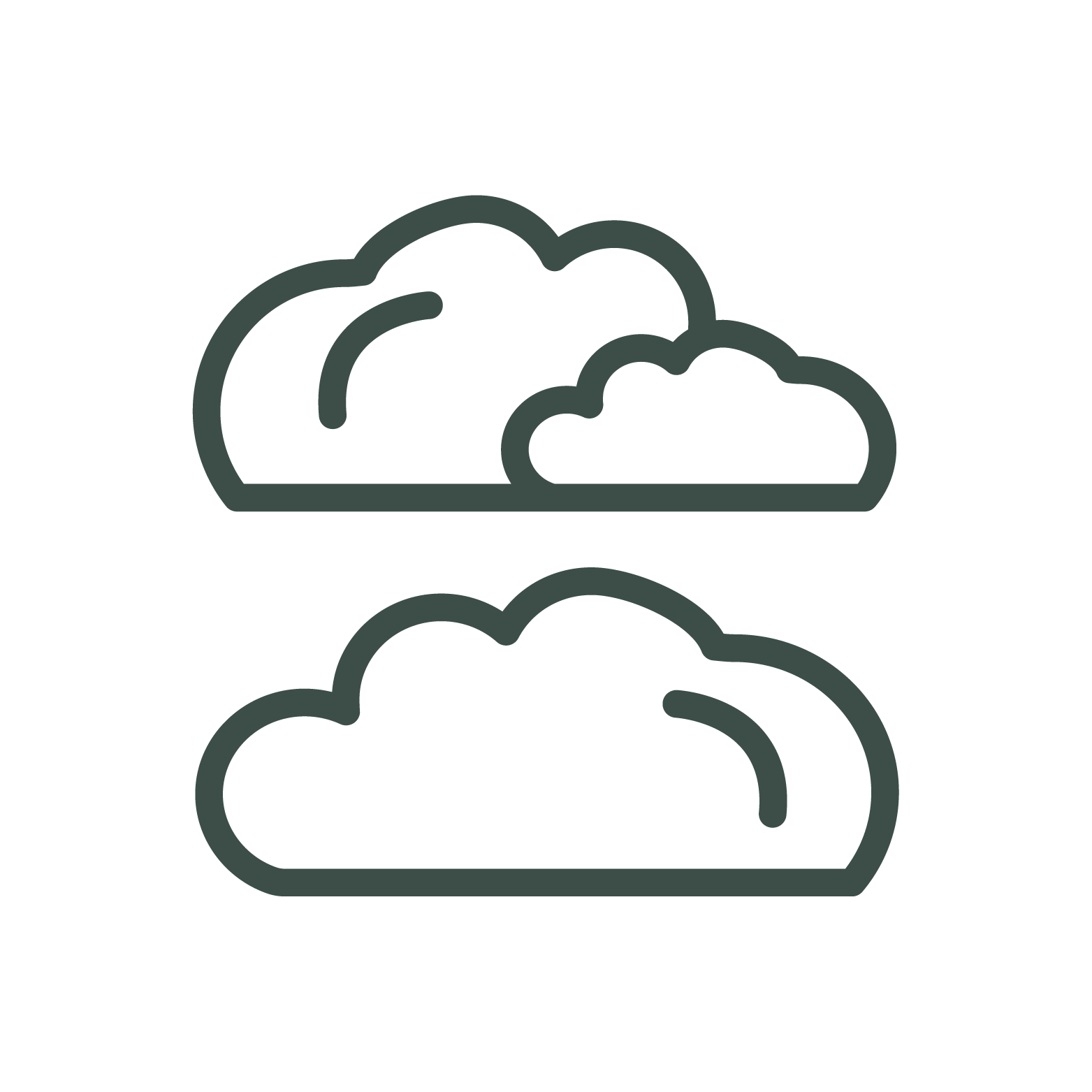 An icon of two clouds, intended to signify that this mattress is luxuriously soft.