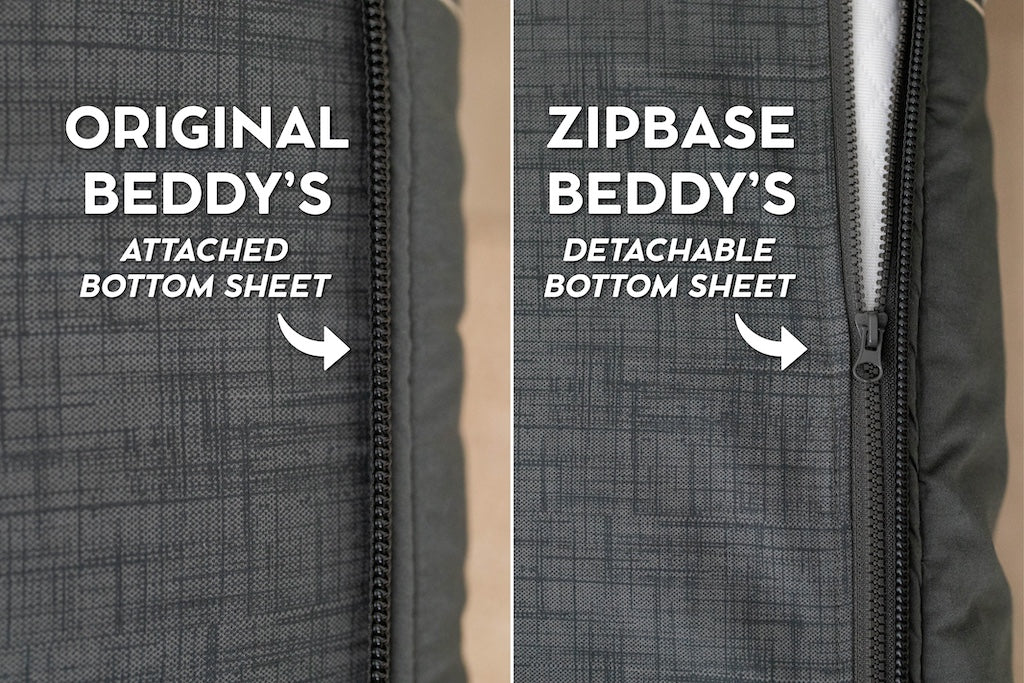 Original Beddy's vs Zipbase Beddy's