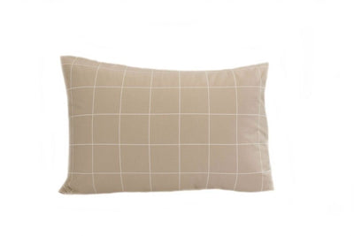 beddy's brown plaid pillow case