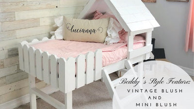 Beddy's Style Feature: Vintage Blush and Mini Blush