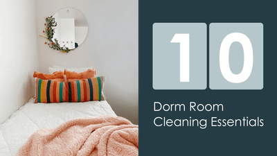 10 Dorm Room Cleaning Essentials