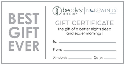 beddy's gift certificate