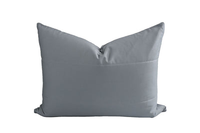 Gray pillow sham