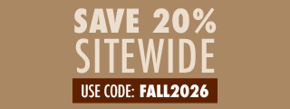 Sale: Save 20% Sitewide with code FALL2026