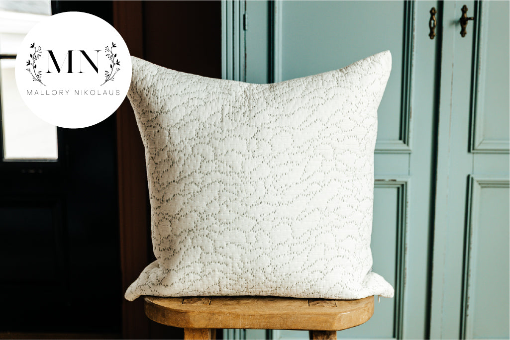 Mallory Luxe Euro Pillow Cover