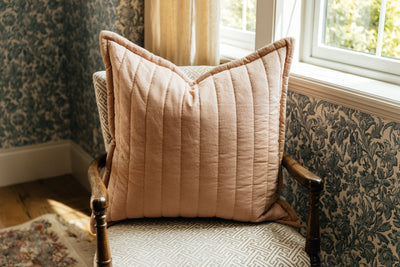 Mollie Luxe Quilted Euro Pillow Cover