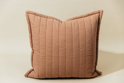 Mollie Luxe Quilted Euro Pillow Cover