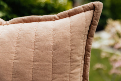 Mollie Luxe Quilted Euro Pillow Cover