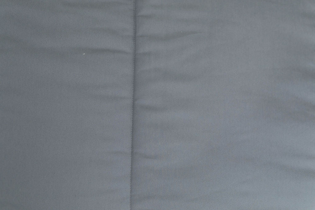 Gray zipper bedding exterior