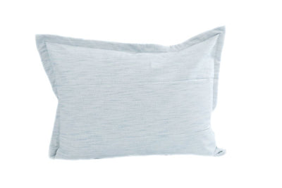 Light blue sham pillow 