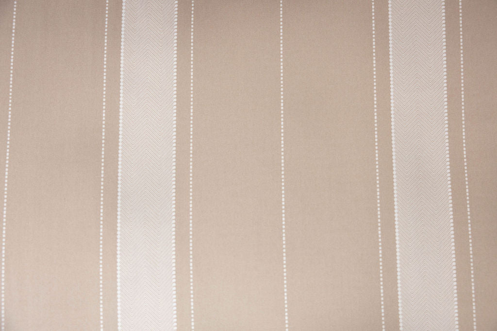 Tan striped cotton sheet
