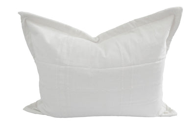 A white pillow sham.