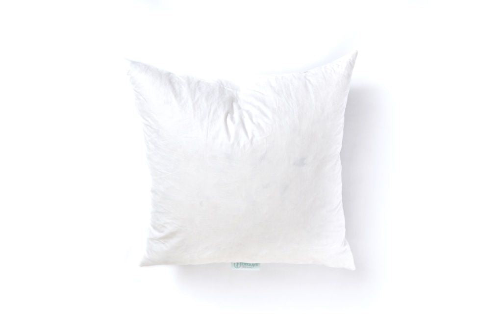 20" x 20" feather pillow insert. Best feather pillow insert
