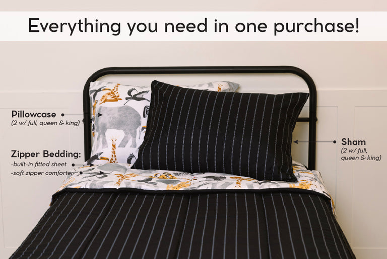 Into The Jungle Zipper Bedding