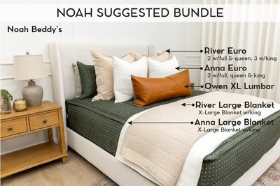 Graphic showing suggested bundle for Noah beddy's set