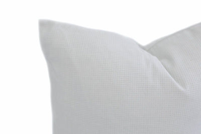 Close up of Light gray medium pillow