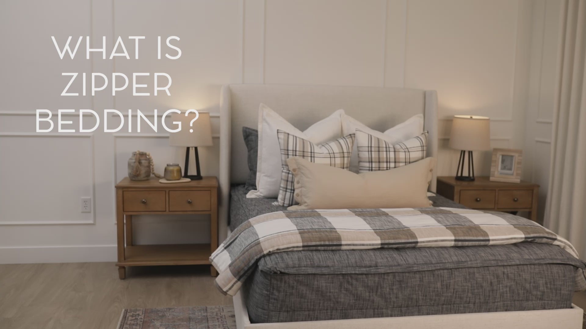 A video highlighting Beddy's zipper bedding and it's unique functionalities.