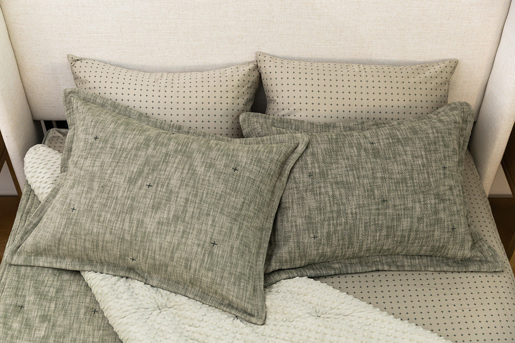 Remington Luxe Green Bedding: Zipper Bedding | Beddy's