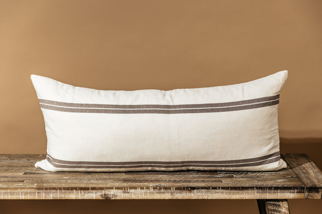 Spencer Luxe XL Cream Lumbar Pillow Cover Beddy's