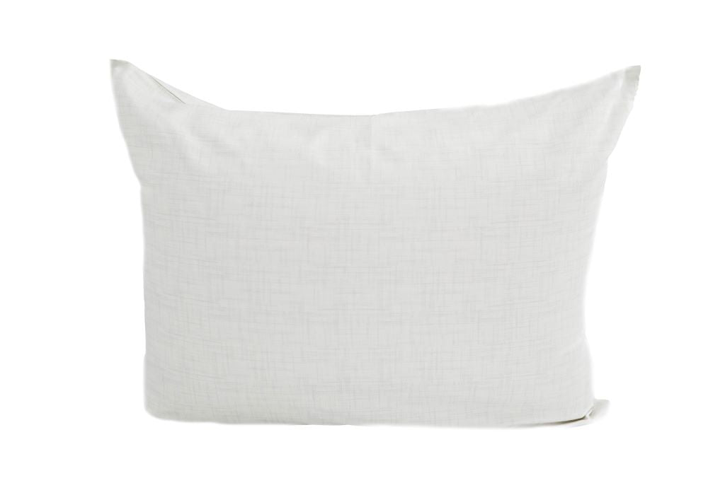 A white pillowcase.