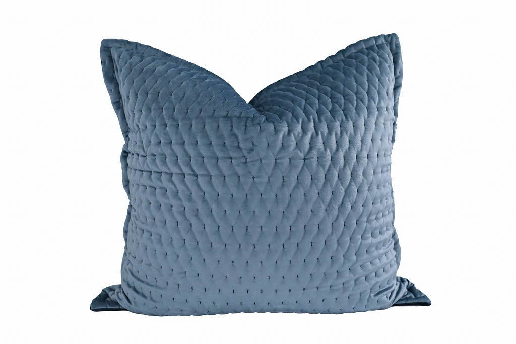 Blue xl euro pillow cover