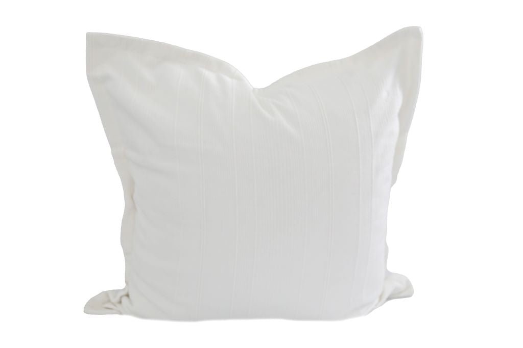 White XL euro pillow cover