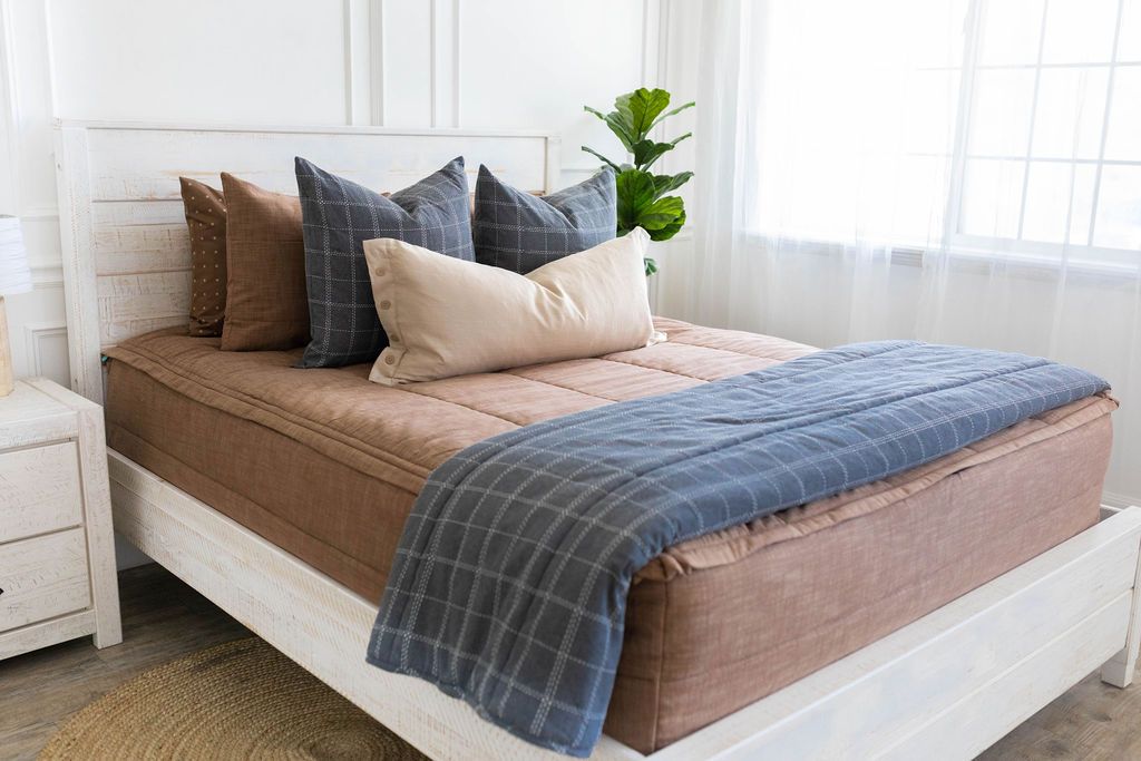 Boston Luxe TwoTone Tweed Zipper Bedding Beddy's