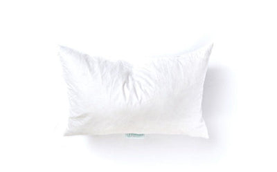 White Beddys lumbar feather pillow insert