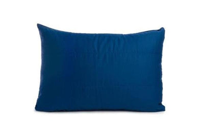 Blue sham pillow