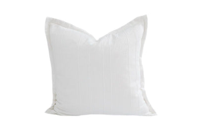 White euro decorative pillow 