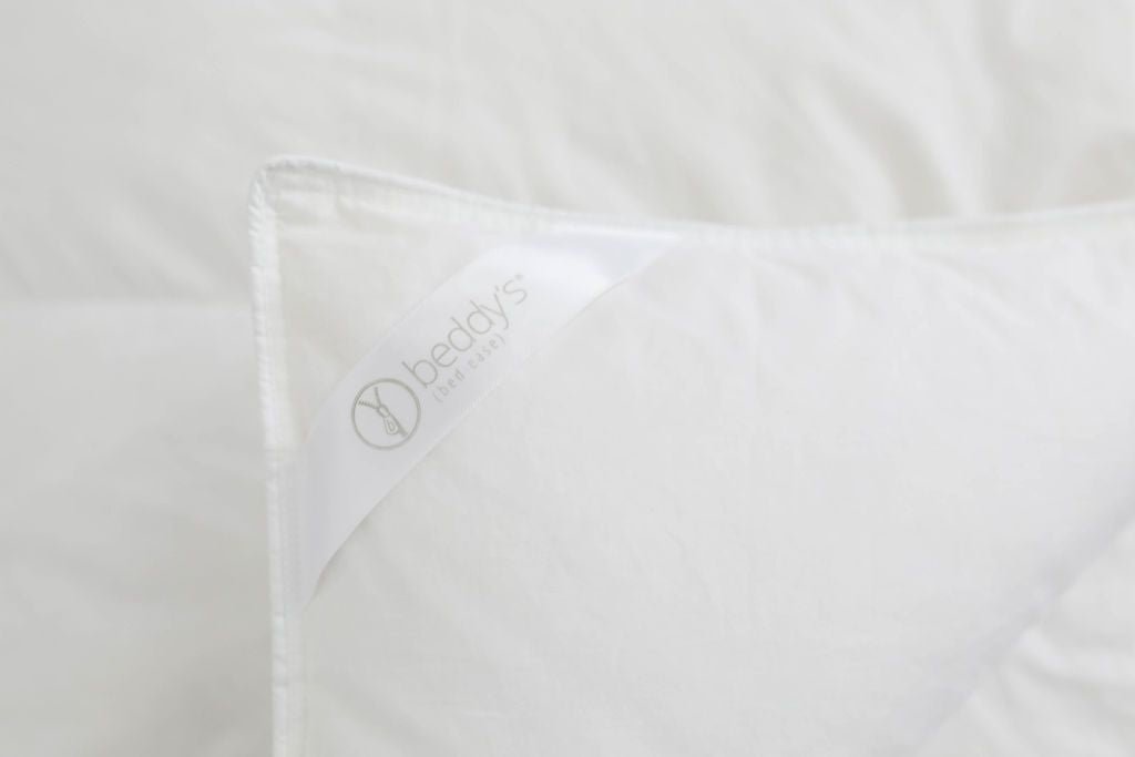 A close up shot of the loop on a corner of the duvet insert.