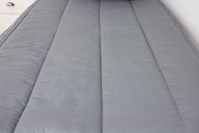 gray zipper bedding