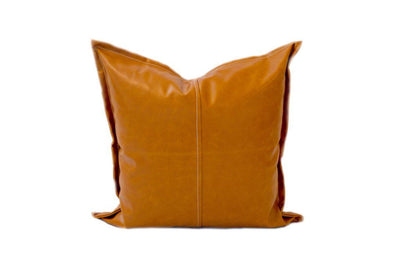 faux leather pillow