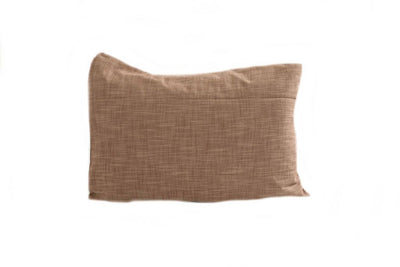 Brown sham pillow