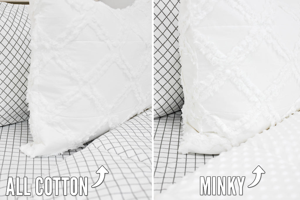 Lennon Luxe Clean White Zipper Bedding Beddy's